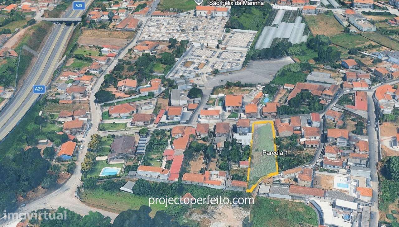 Terreno  Venda em São Félix da Marinha,Vila Nova de Gaia - Grande imagem: 3/5
