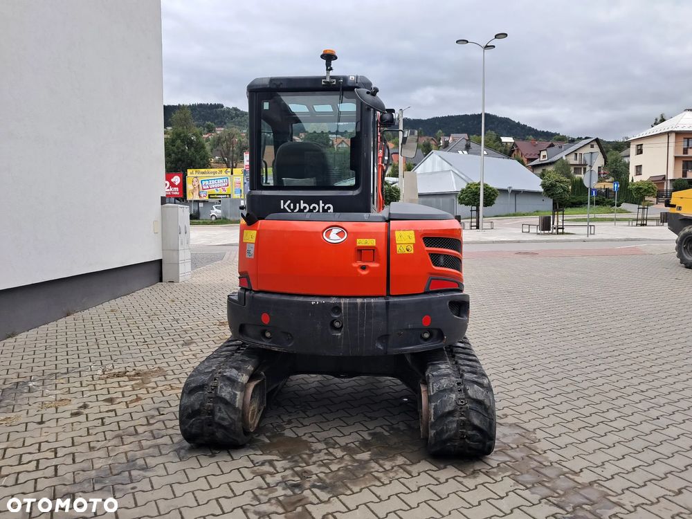 Kubota u48-4 waga 5t TON skarpówka hydrauliczna * 2019r * oświetlenie *dodatkowe linie hydrauliczne 2 łyżki lusterka minikoparka u55 u48 kx57 u50 jcb cat yanmar wacker sprawna - 8