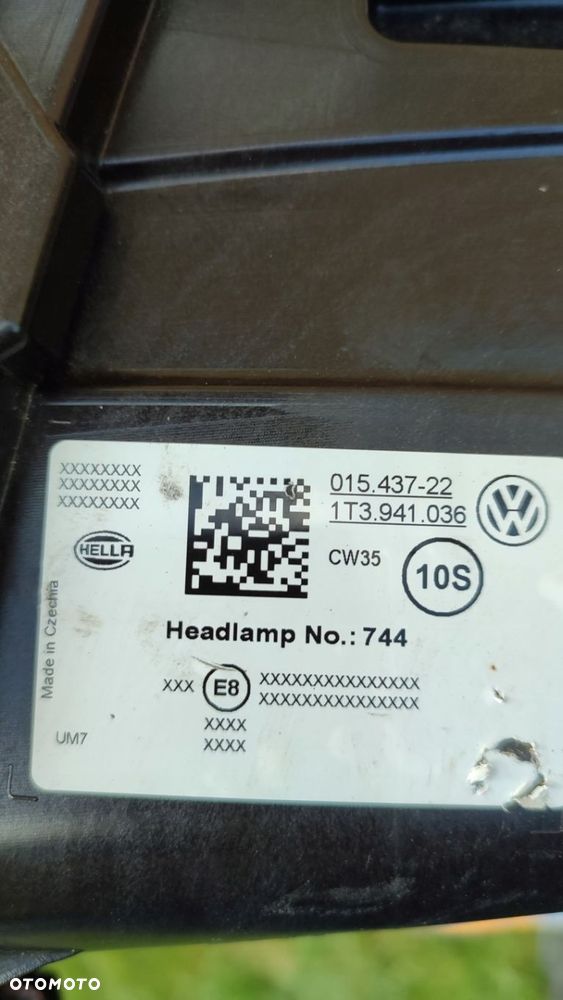 Lampa Prawa Przednia Oryg. Vw ID5 ID 5 Uszkodz. - 7