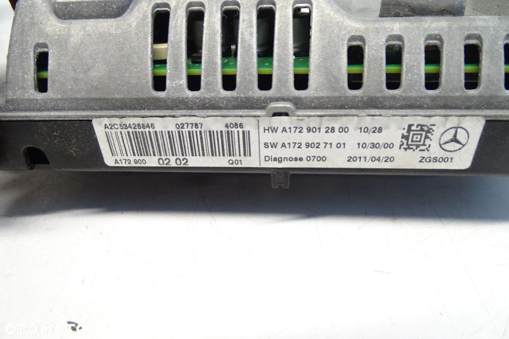 MERCEDES C W204 RADIO NAWIGACJA WYŚWIETLACZ  A2049009807 - 4