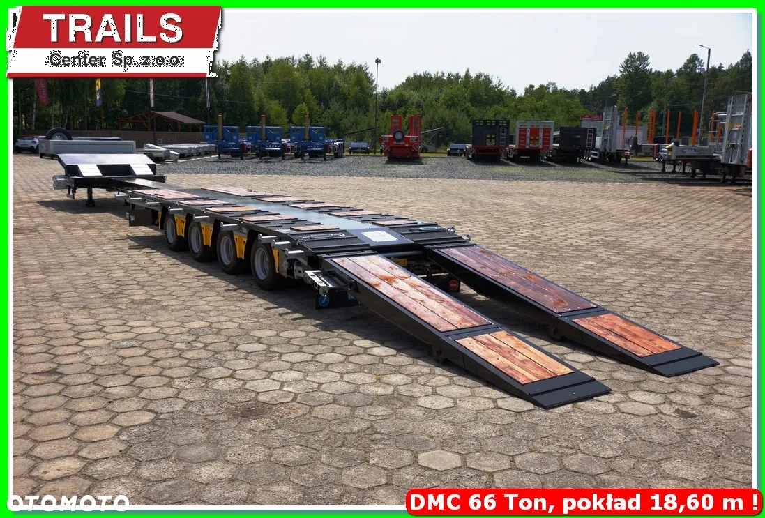 Inny Niska podłoga 4-osie, rozciągana dł. 18,60 m,  własne PTO, NAJAZDY HYDRAULICZNE. !!! - 28