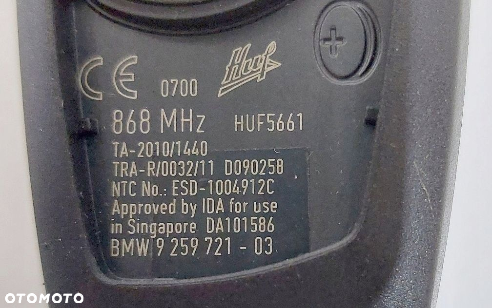 KLUCZYK PILOT GROT BMW 5 F10 F11 9259721 HUF5661 - 4