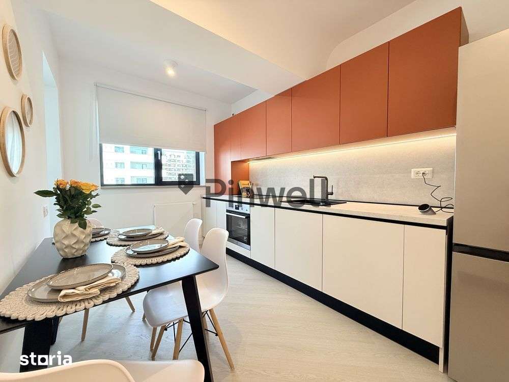 Apartament lux 3 camere Cortina North 3- 85mp mobilat premium — fotografia 3