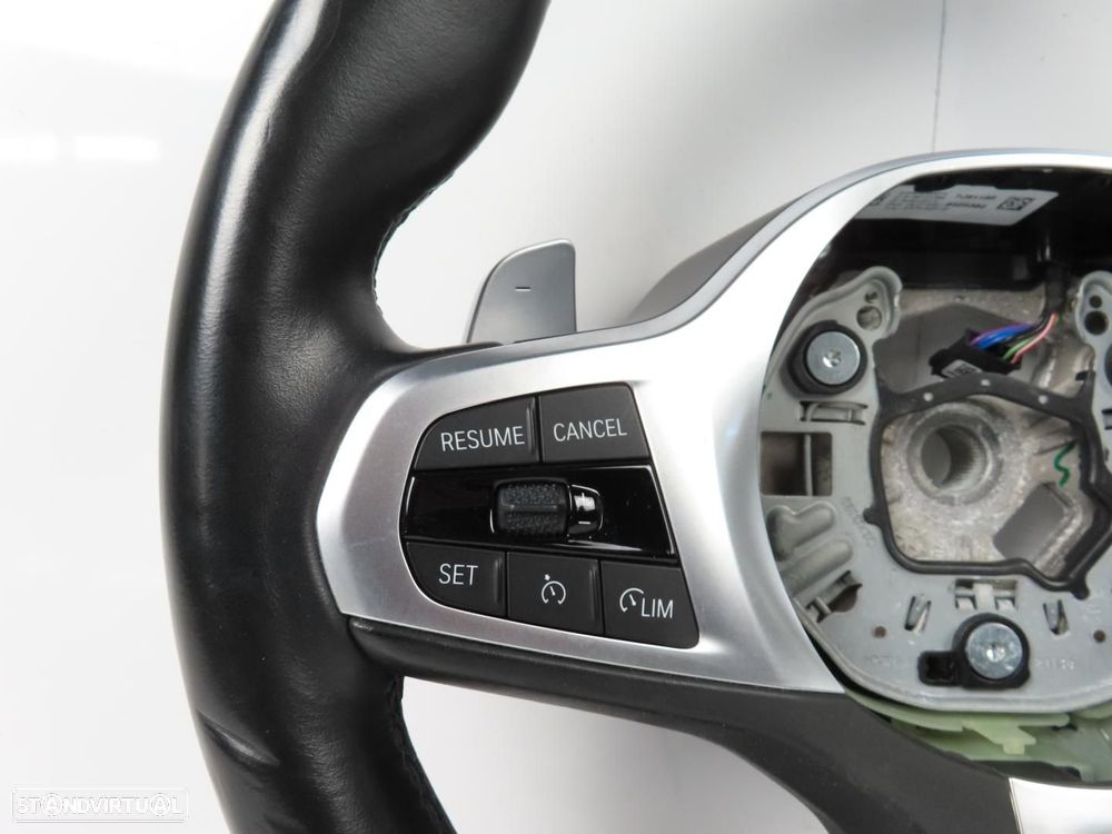 Volante M c/ Patilhas e Multifunções Usado / Original BMW 3 (G20)/BMW 3 Touring... - 5
