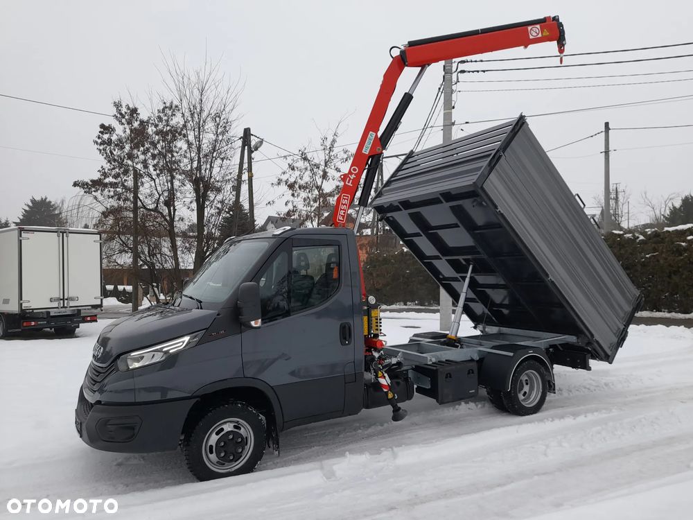 Iveco 50c16 50c18 dmc 3,5t silnik 3.0 HDS dzwig żuraw FASSI f40 WYWROTKA kiper skrzynia - NOWY- Polski salon - 18