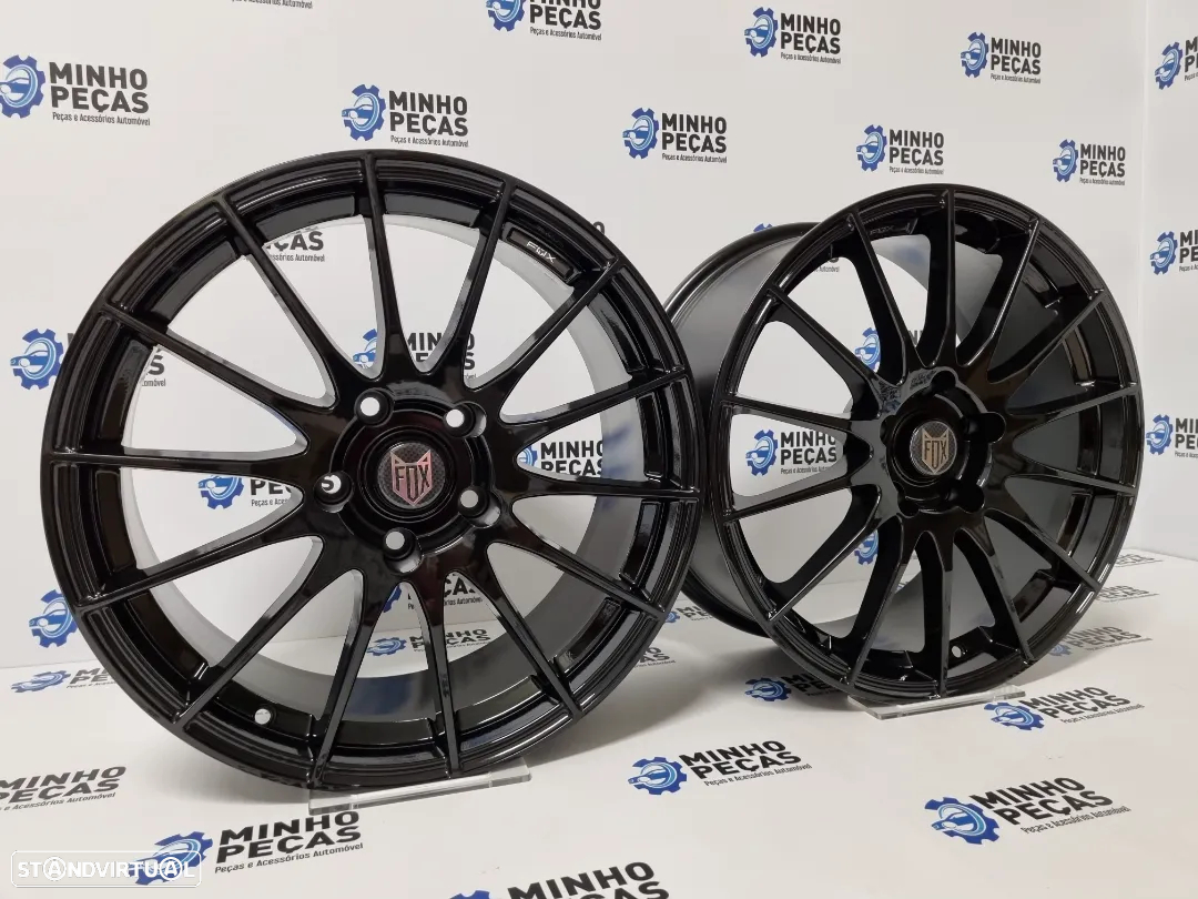 Jantes Fox (FX004) em 18 Preto Brilho (5x120) - 3