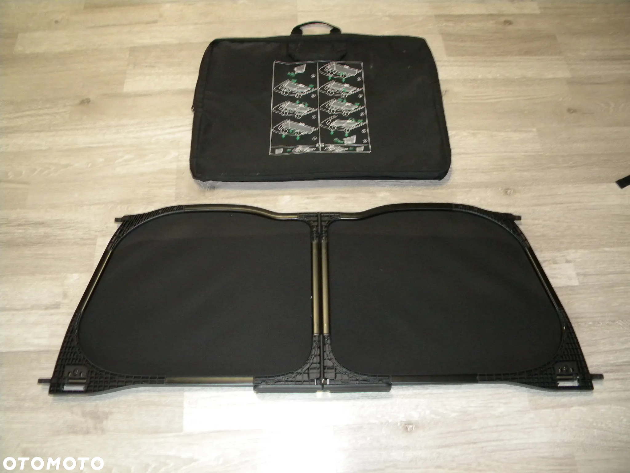 WINDSTOP WINDSCHOTT WIATROŁAP VW GOLF VI 6 CABRIO + POKROWIEC ORYGINAL 5k7862951 - 7