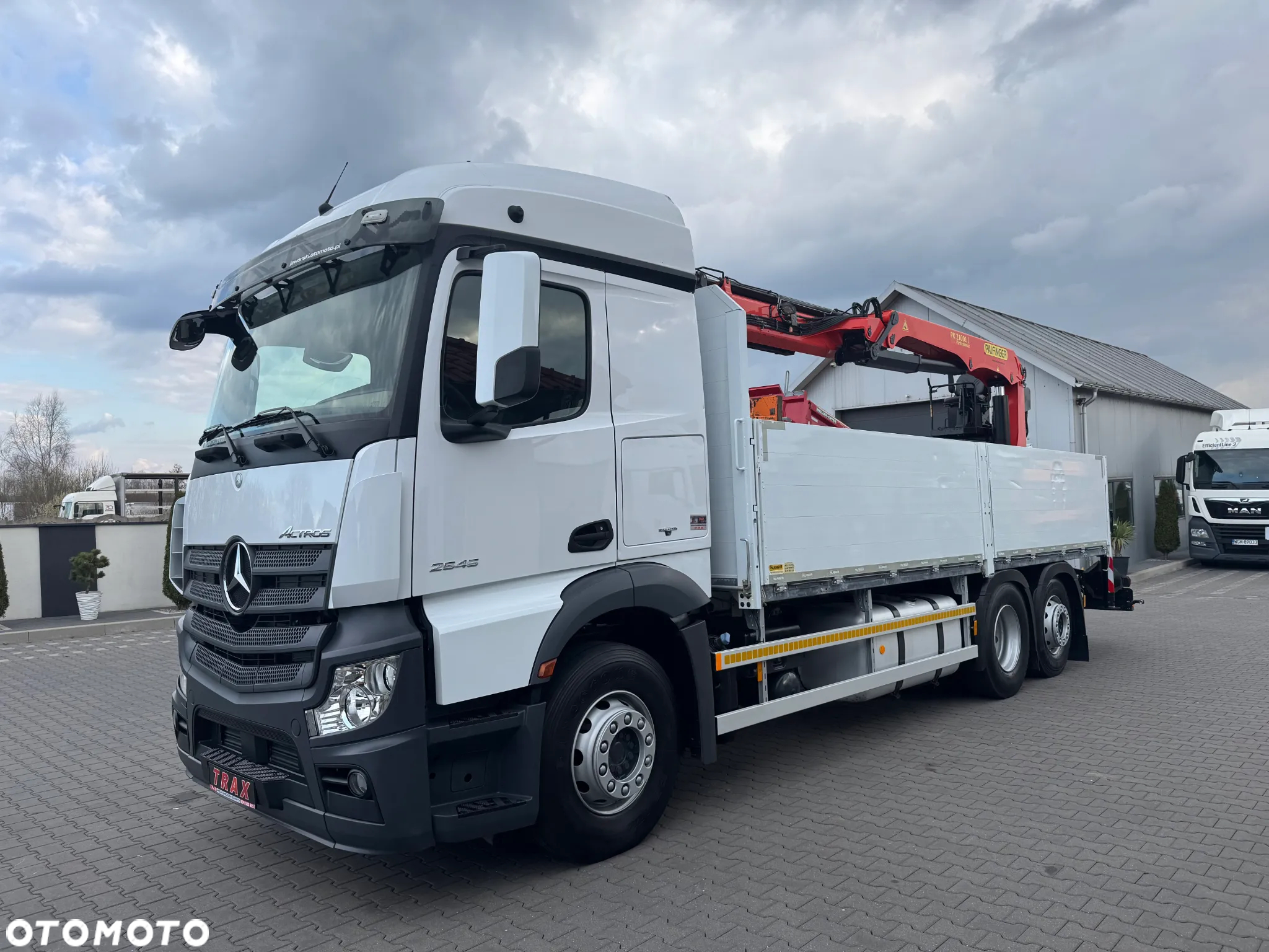 Mercedes-Benz Actros 2545 6x2 HDS Palfinger 21001L, OŚ SKRĘTNA, SUPER STAN !!! - 2