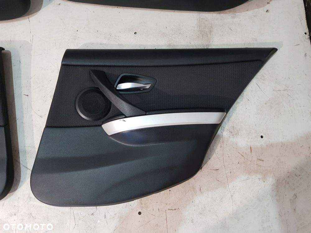 boczki tapicerka drzwi bmw seria 3 e91 lci eur komplet - 7