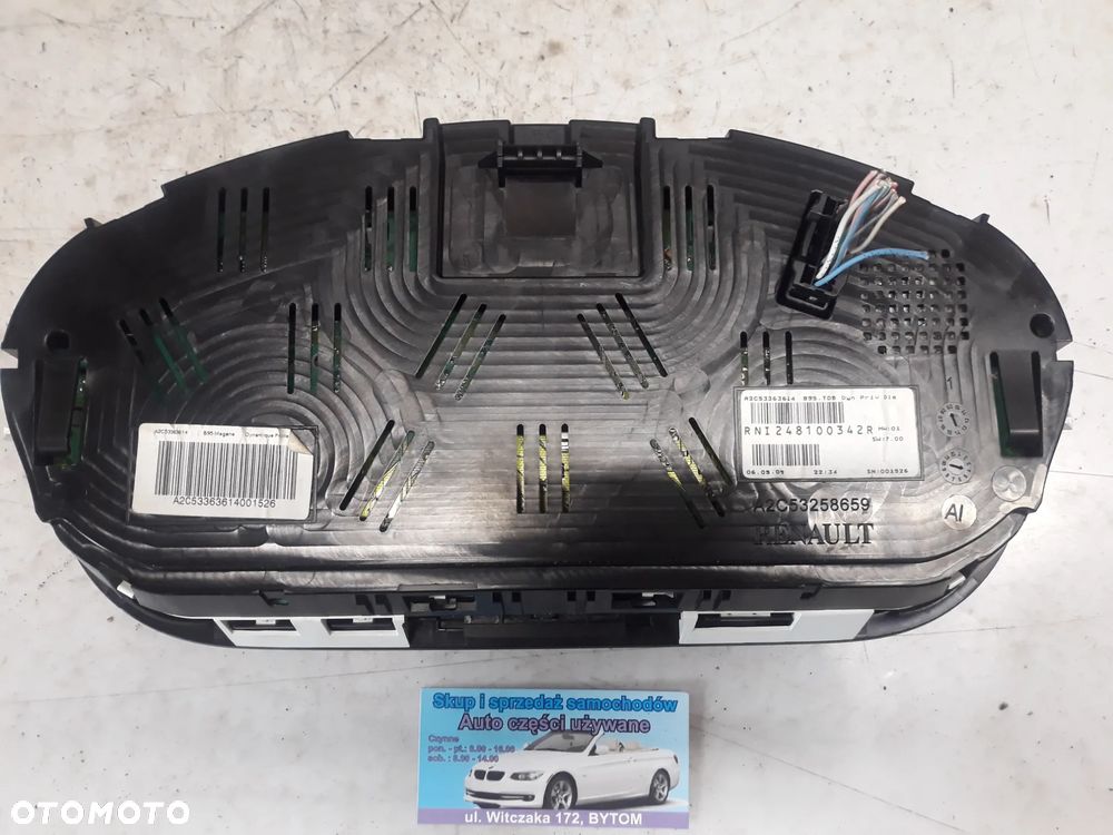 LICZNIK RENAULT MEGANE III 1,9 DCI 2009r  RNI248100342R - MAM 2 SZTUKI - 2
