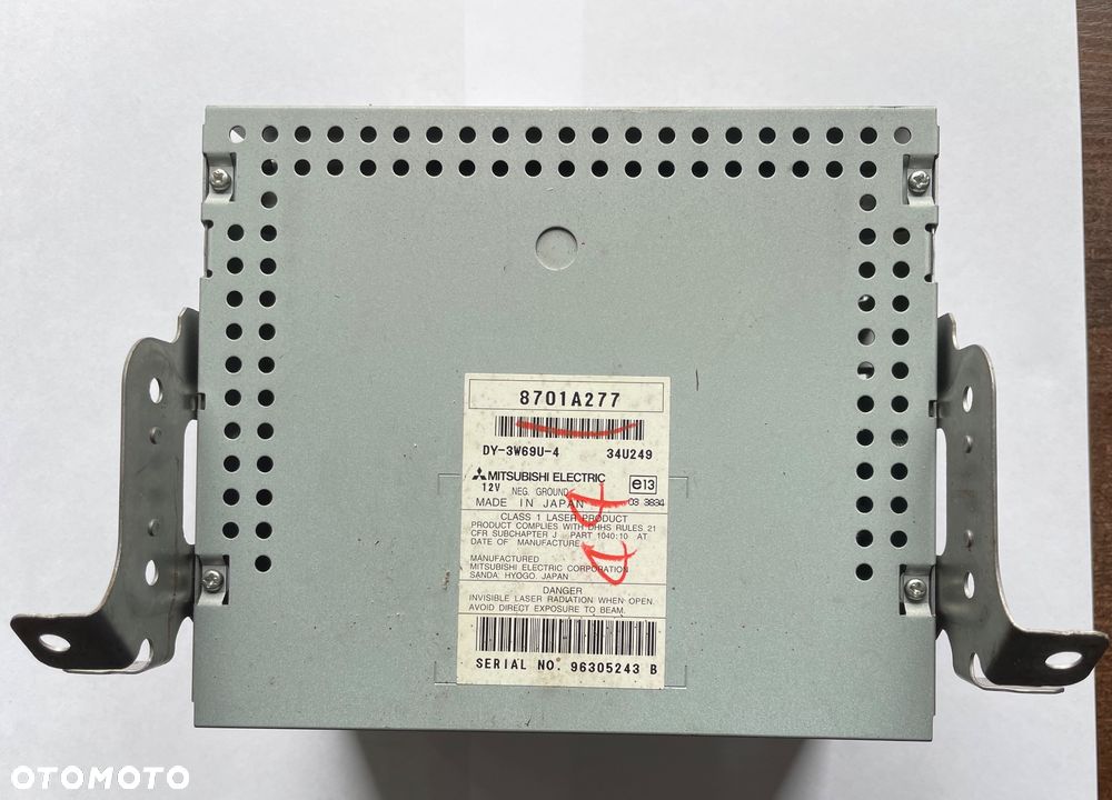 MITSUBISHI LANCER RADIO ODTWARZACZ PŁYT CD 8701A261 - 3