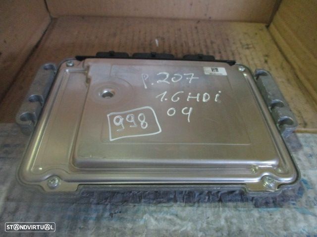 Centralina 9663755480  9663798280 PEUGEOT 207 2004 1.6HDI BOSCH - 2
