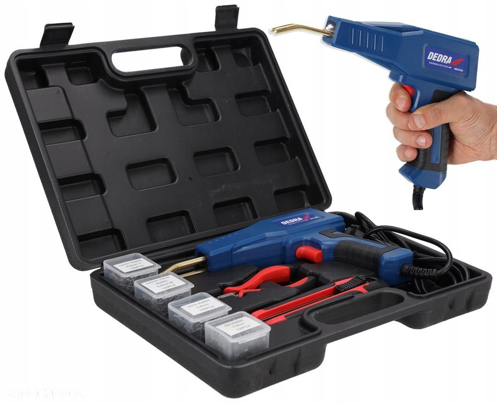 Zgrzewarka do plastiku DEDRA moc 50W max temp. 500 stopni zszywki 4x100 szt - 2