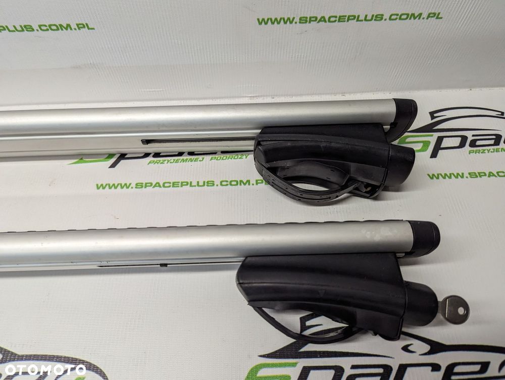 Bagażnik dachowy bazowy na otwarte relingi Thule 775 wingbar 118cm z napisem Renault. - 6