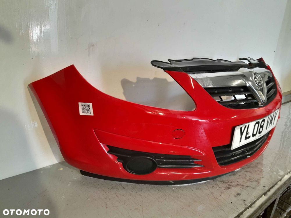 @ ZDERZAK PRZÓD PRZEDNI OPEL CORSA D Z547 CZERWONY - 4