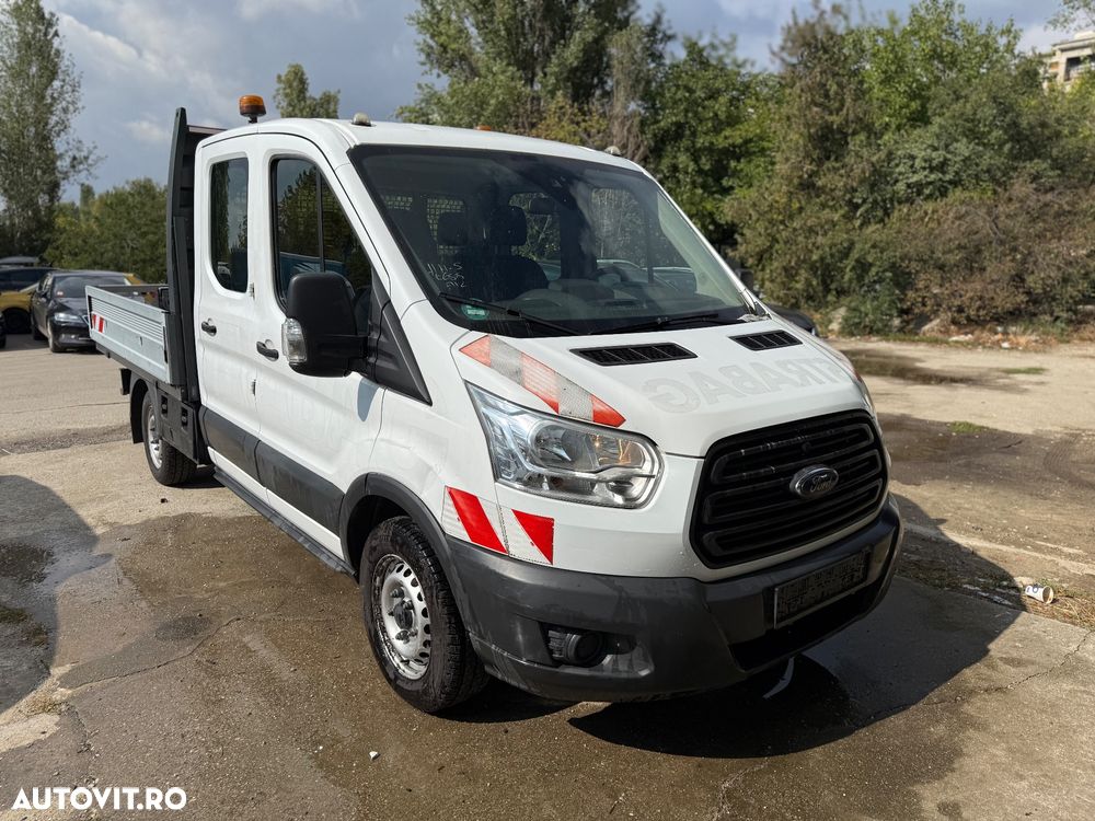Ford Transit Tranzit Dokka Camioneta 7 locuri bena carosata 2017 impecabila fără probleme fără rugina Istoric Service complet Carvertical scos anvelope noi Navi AC - 15