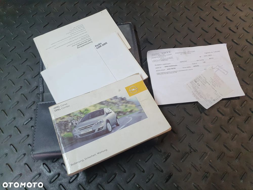 INSTRUKCJA KSIAŻKA OPEL CORSA C LIFT ETUI - 1