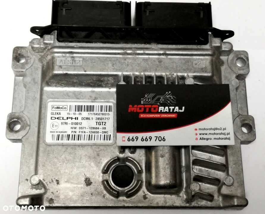 KOMPUTER FORD DS7112B684XB F1FA12A650DMC 28501717 - 1