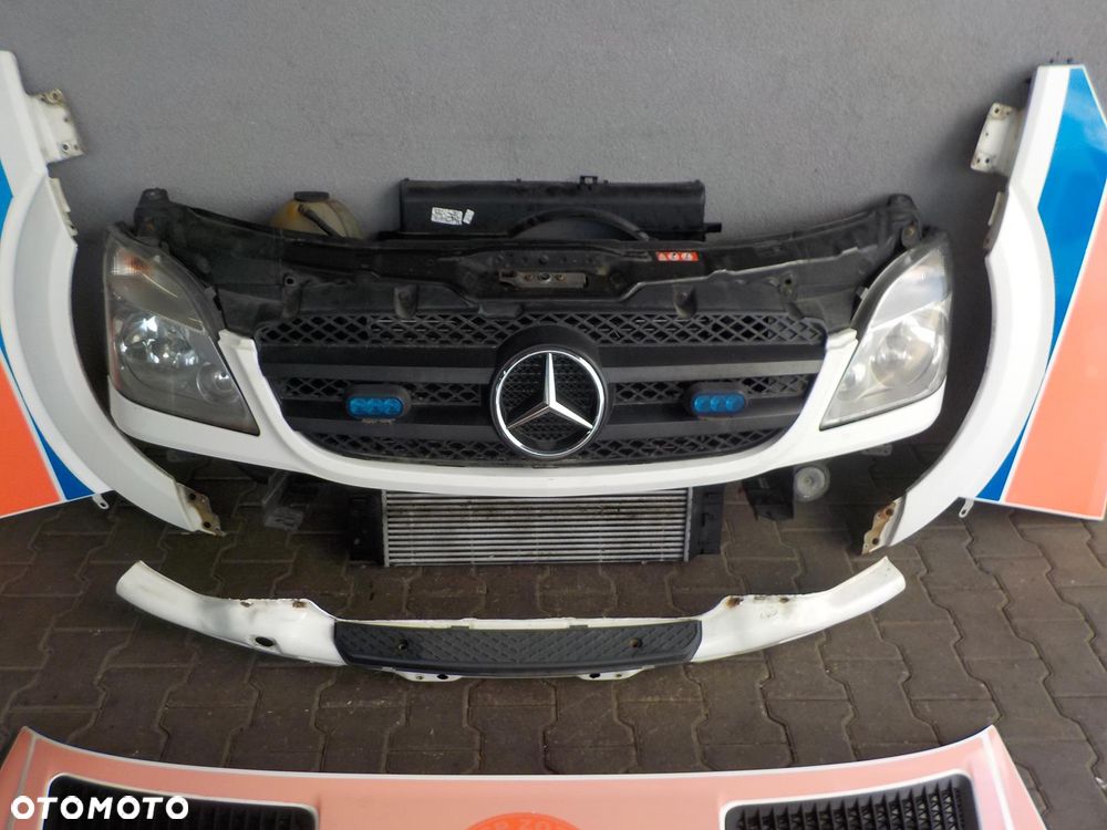 SPRINTER 906 06- PAS PRZEDNI ZDERZAK KOMPLETNY PRZÓD MASKA LAMPY WZMOCNIENIE BELKA BŁOTNIK - 6