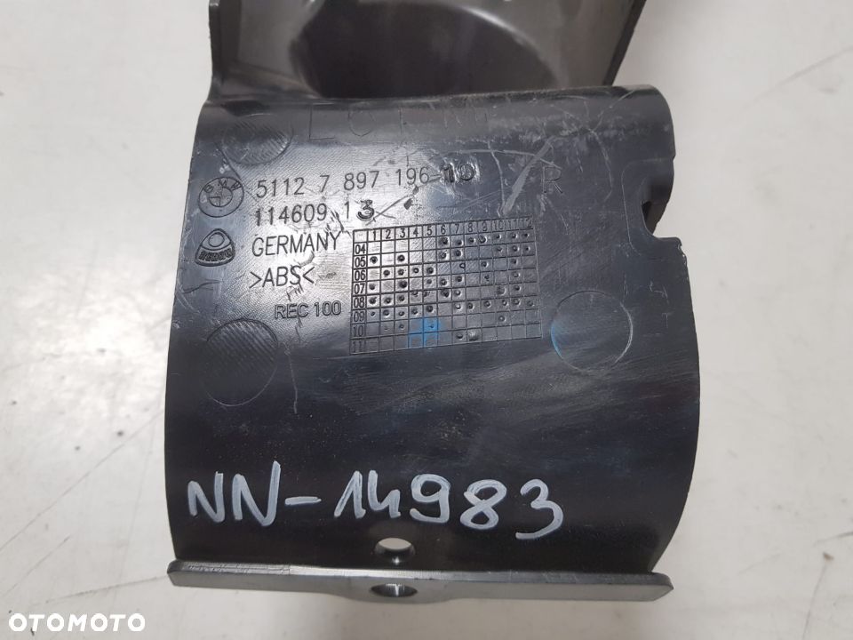 BMW 5 E61 KOMBI M-PAKIET ŚLIZG ZDERZAKA PRAWY TYŁ TYLNY NOWY 7897196 - 4