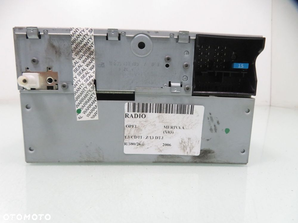 RADIO OPEL MERIVA A 13233929 7646104310 13242079 CD30 - 10