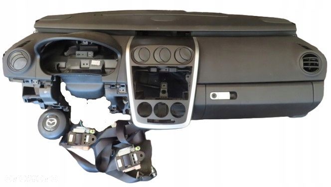 komplet poduszki deska pas pasy mazda cx7 - 1