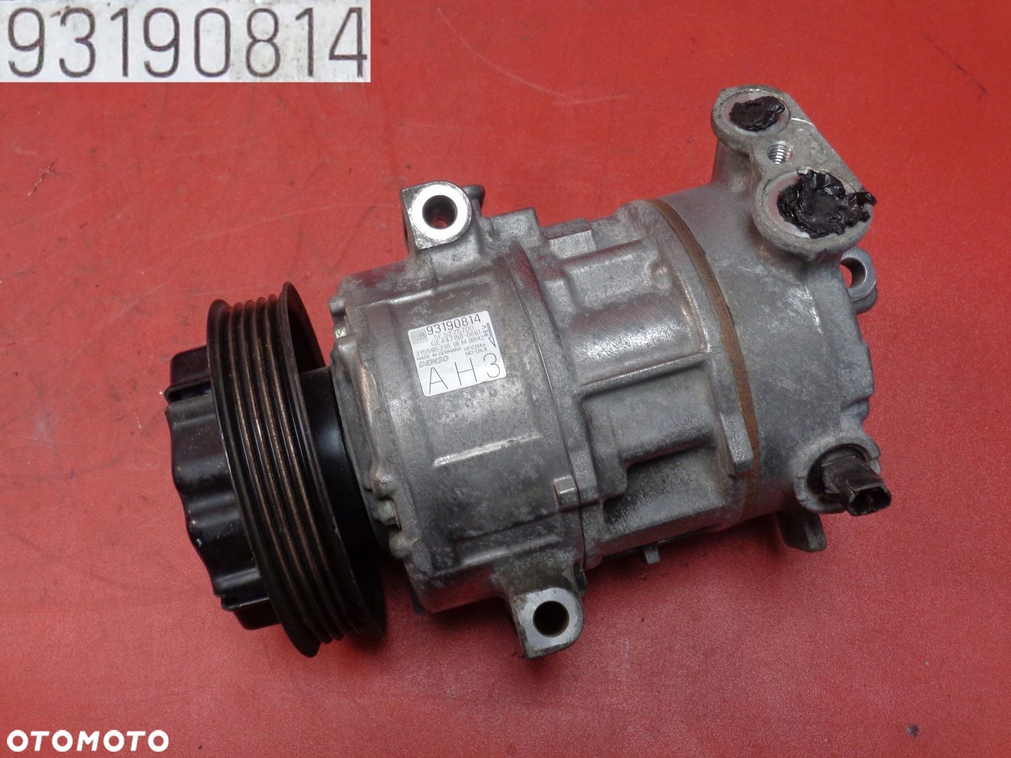 Sprężarka klimatyzacji Opel Corsa VXR OPC 1.6 Turbo Z16LER 2007r 93190814 - 1