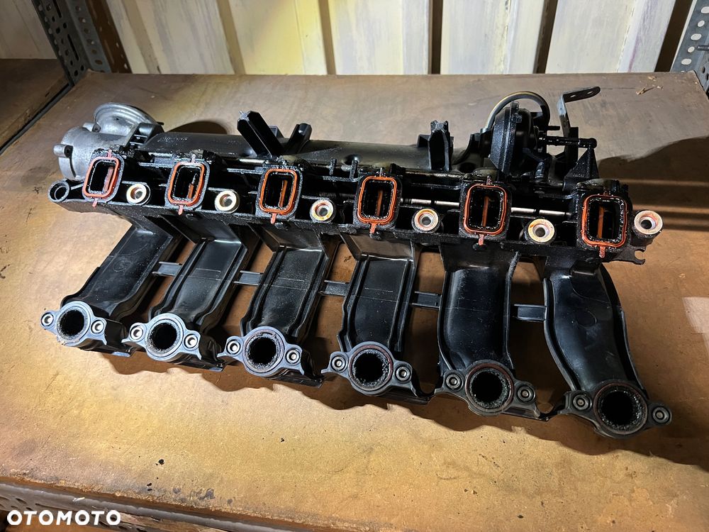 Kolektor ssący 525d 530d euro 4 super stan, klapki w świetnym stanie , czujnik ciśnienia e60 e65 - 5