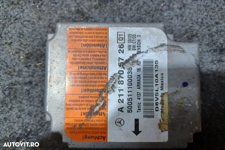 Calculator airbag 0285001448 A2118705726 6394460442 Mercedes-Benz A-C - 5