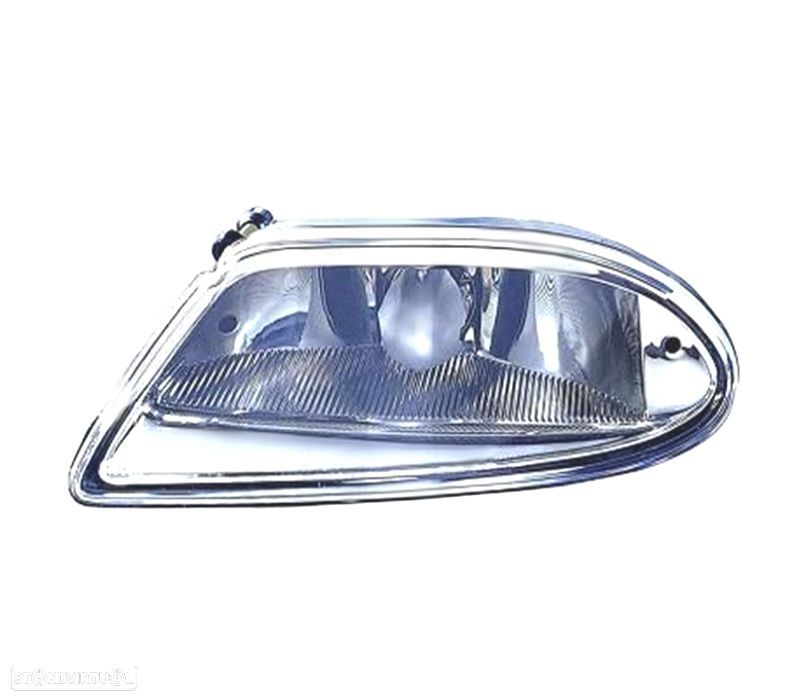 FAROL NEVOEIRO ESQUERDO PARA MERCEDES ML 163 FUNDO CROMADO - 1