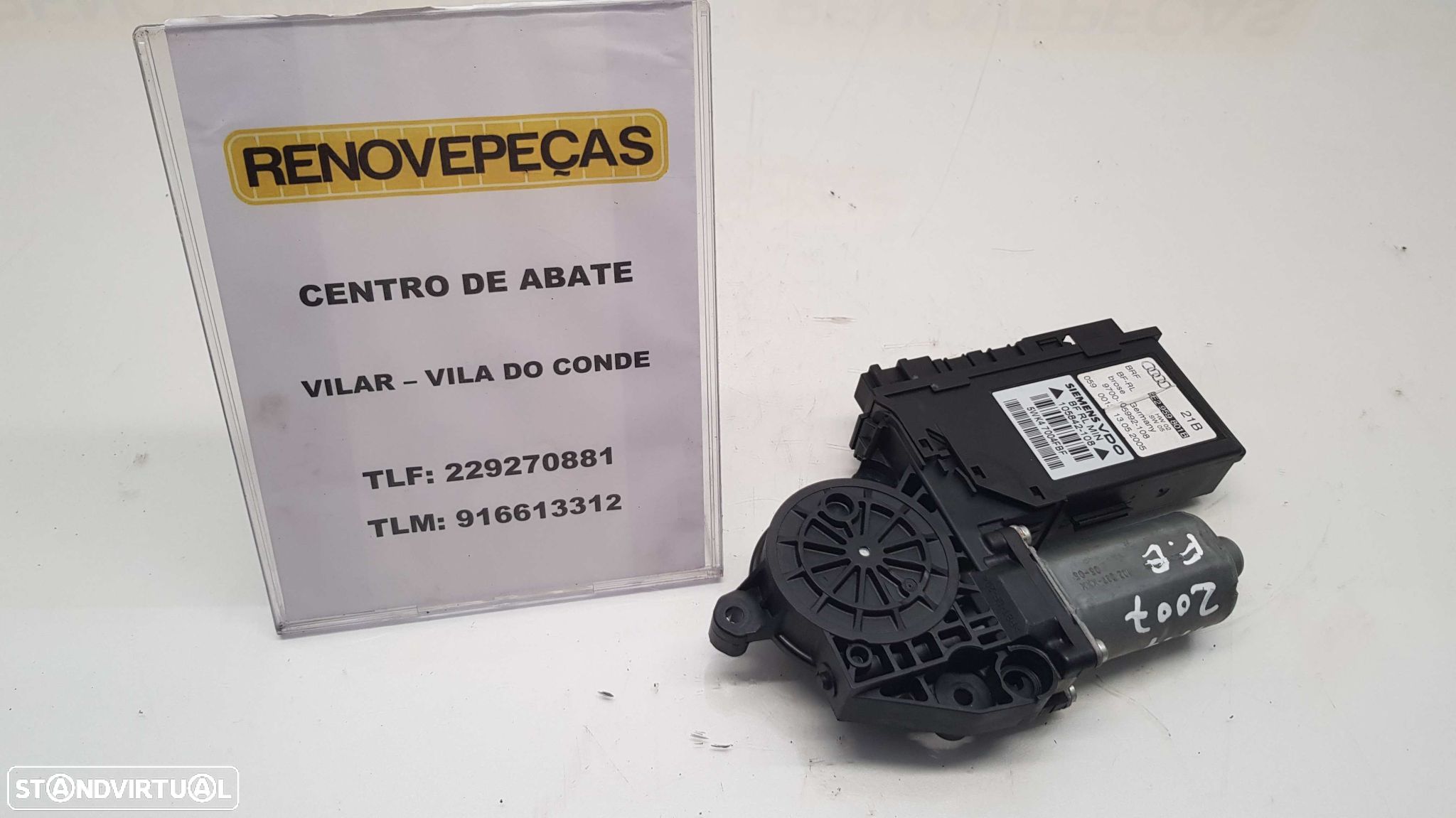 Motor Elevador Porta Frente Esq Audi A4 (8Ec, B7) - 1
