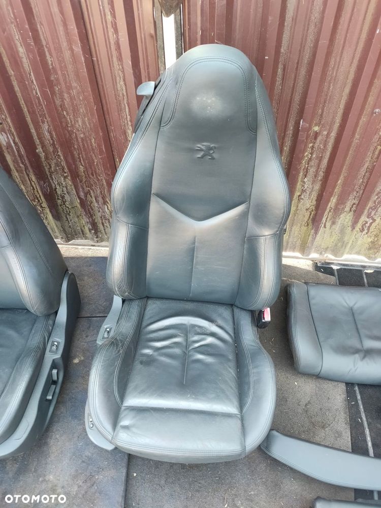 fotele kanapa peugeot rcz 2011r czarne skóra - 9