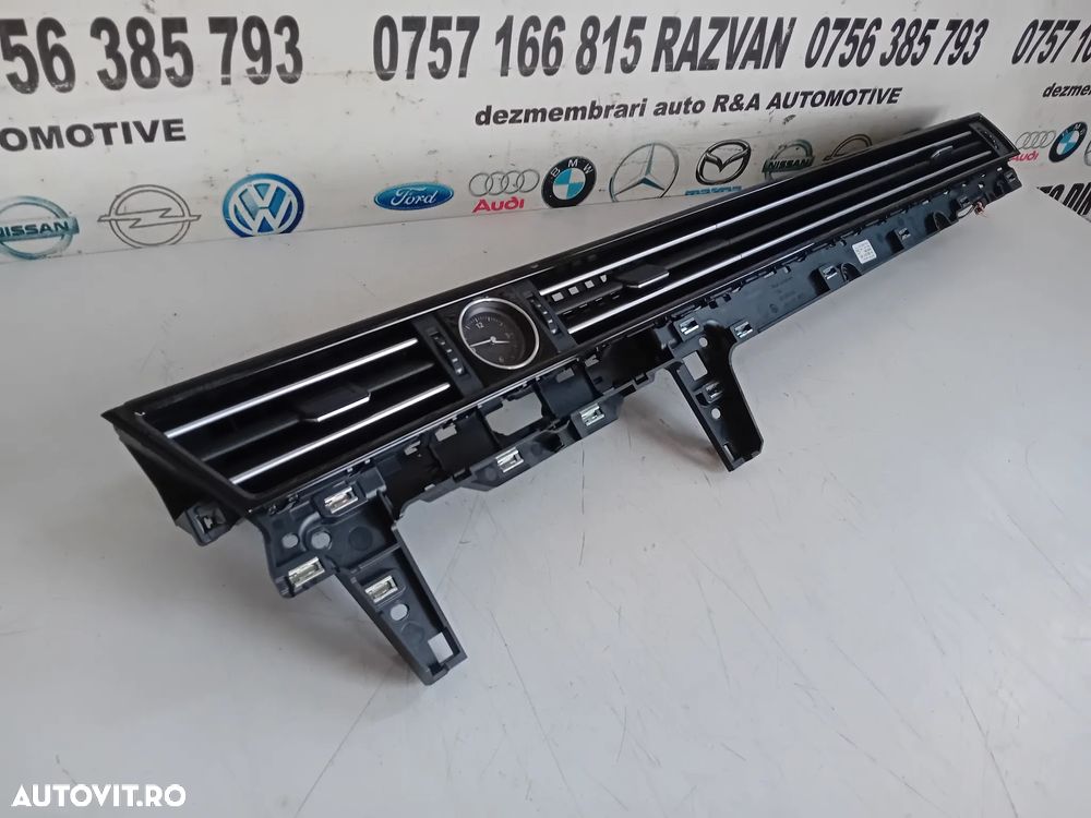 Ornament Trim Bord Grile Grila Ventilatie Centrala Laterala Vw Passat B8 An 2014-2020 Volan Stanga - 4