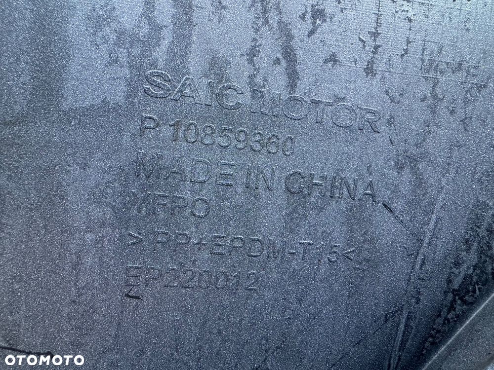 ZDERZAK PRZÓD PRZEDNI MG5 MG 5 EV ELECTRIC P10859360 ORYGINAŁ - 12