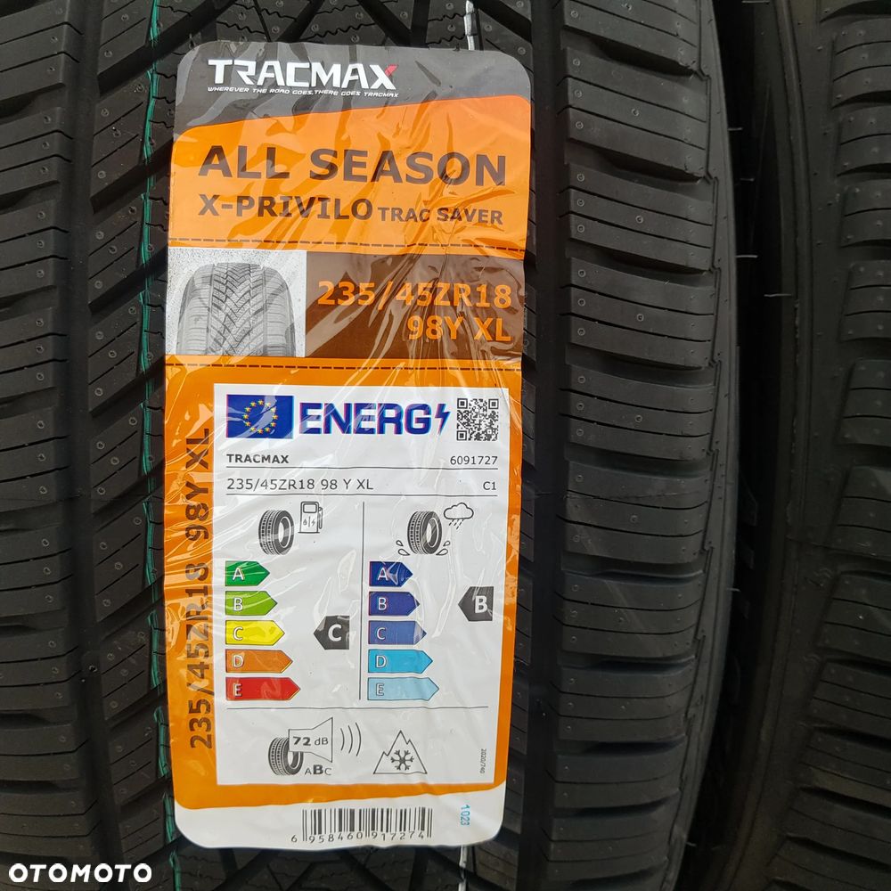 4x 235/45R18 Tracmax All Season Nowy komplet opon całorocznych Poznań - 2