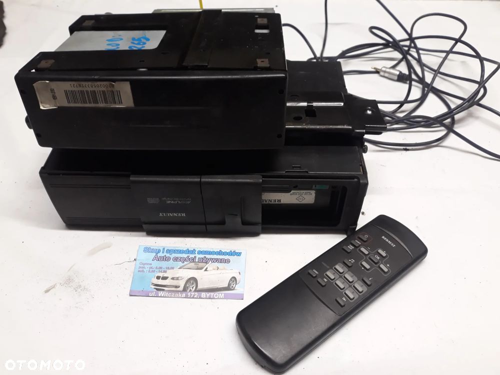 RADIO I ZMIENIARKA PILOT RENAULT ESPACE IV 8200205833B  8200207100 KOD: 7265 - 1