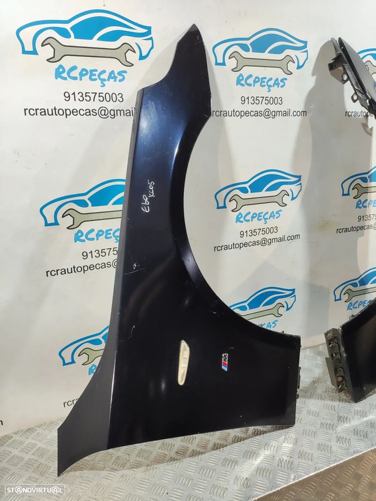 - FRENTE COMPLETA BMW SERIE 5 E60 SEDAN PACK M E61 TOURING PACK M CAPOT PARACHOQUES SENSORES GUARDA-LAMAS OTICAS RADIADOR VENTILADOR FRENTE FIBRA REFORÇO - 10