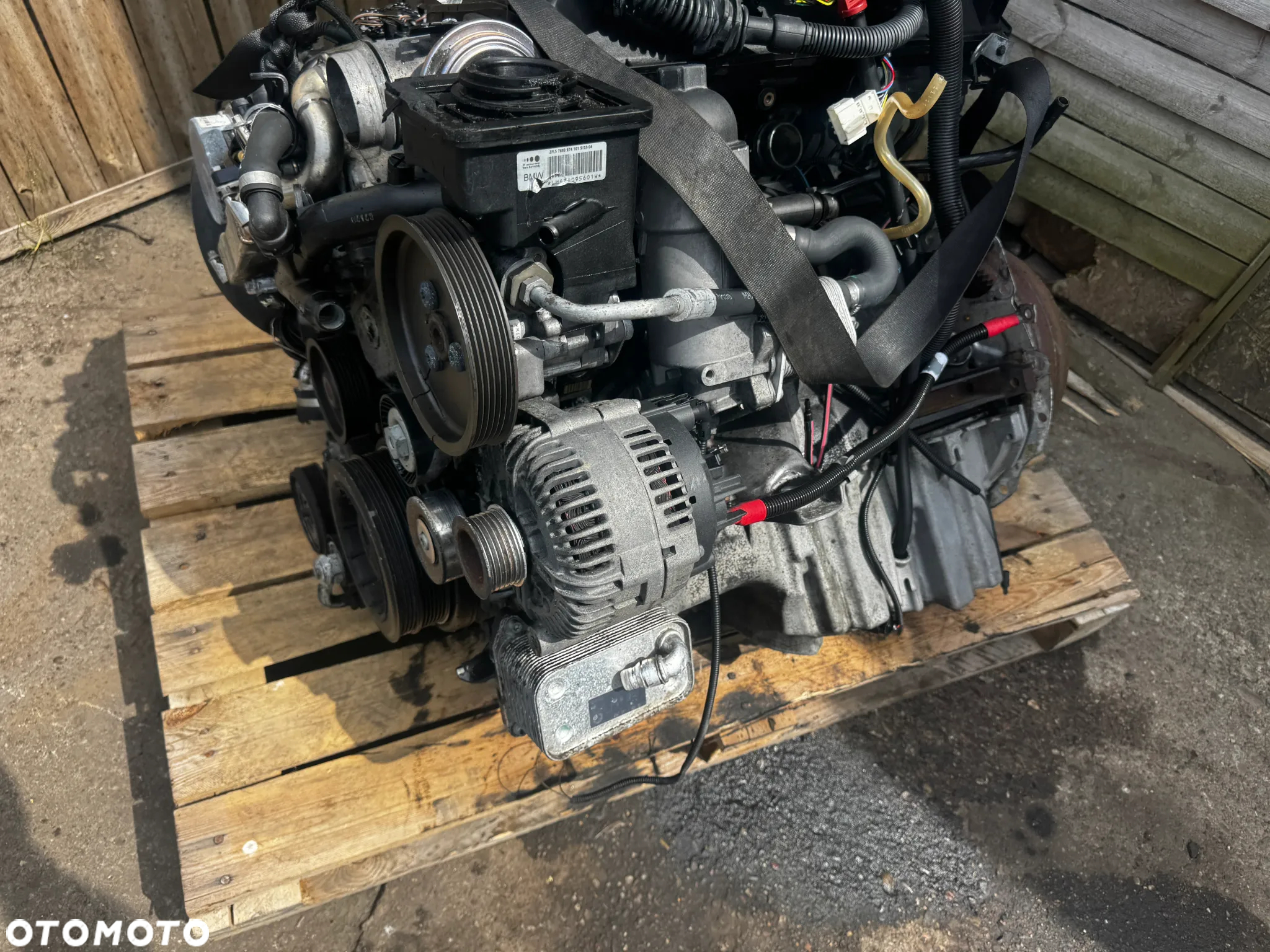 silnik m57d30 306d2 bmw e60 e90 kompletny 206 tys - 4