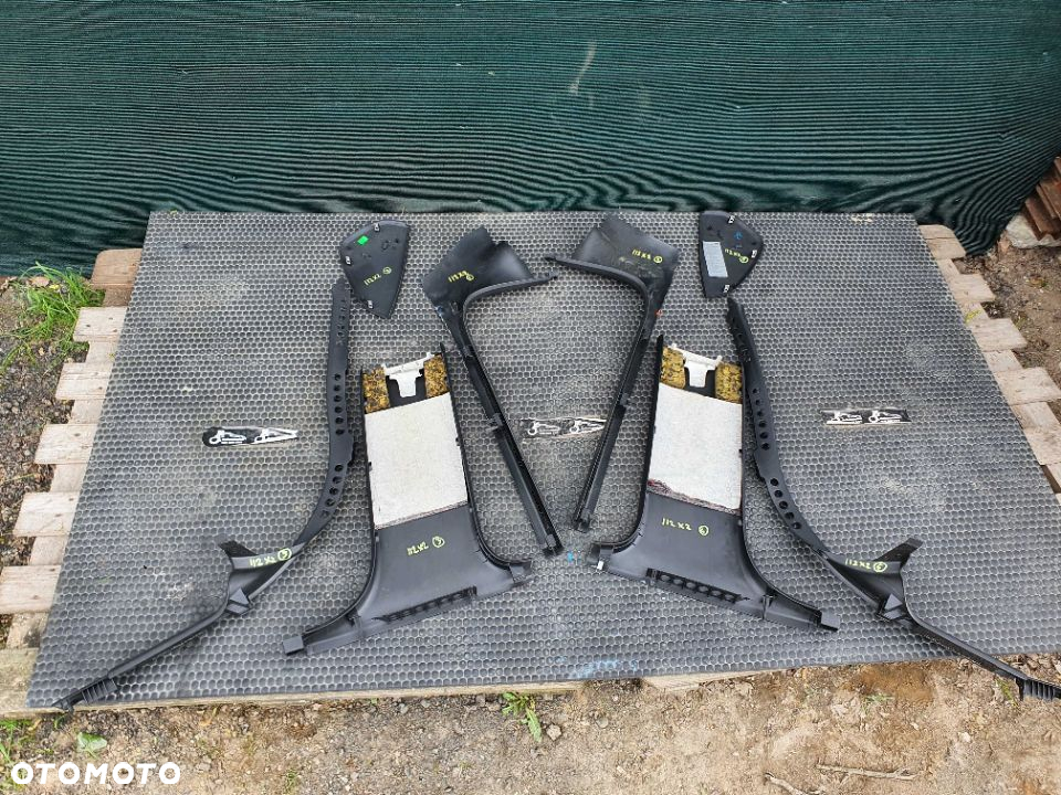 Oslona Slupka Progu Plastik Tapicerka Czarne Soul AUDI A4 B6 B7 - 5
