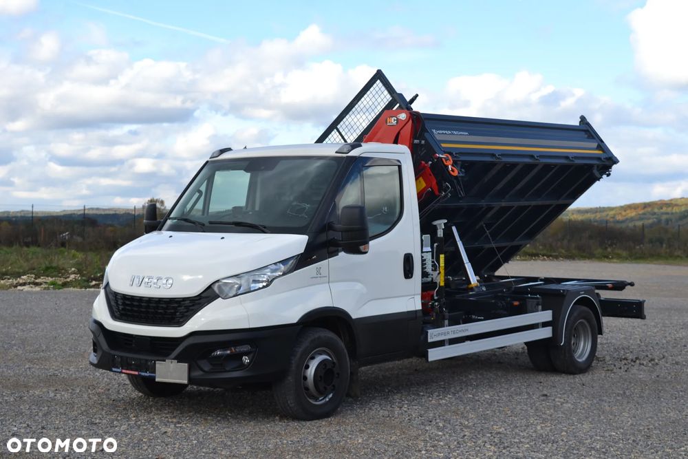 Iveco Daily 72C18 Nowy 3-stronny wywrot żuraw HDS HC60A2 Wywrotka Kiper HDS Niski przebieg - 13