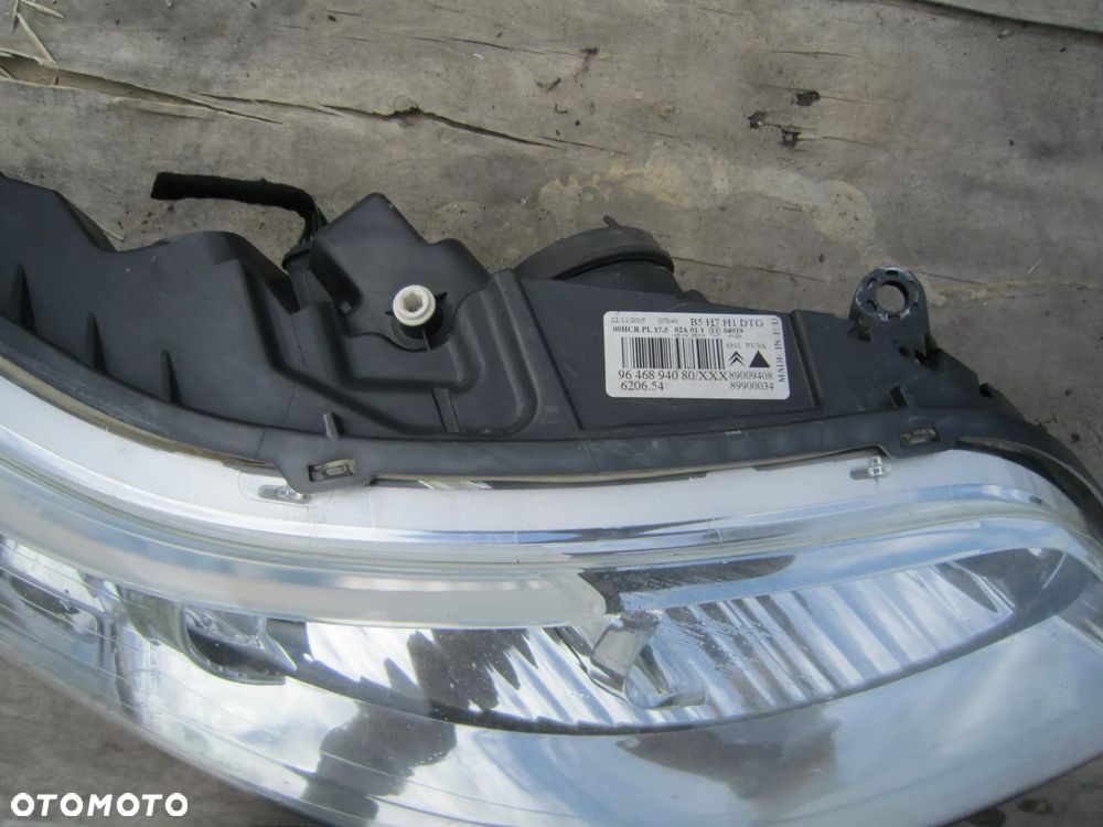 Lampa przód przednia prawa Citroen C4 I 9646894080 Anglik - 4