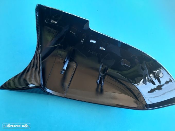 Capa espelho retrovisor Bmw F20 F21 F22 F23 F30 F31 F32 F36 E84 F87 X1 I3 (preto ou carbono) Novo - 8