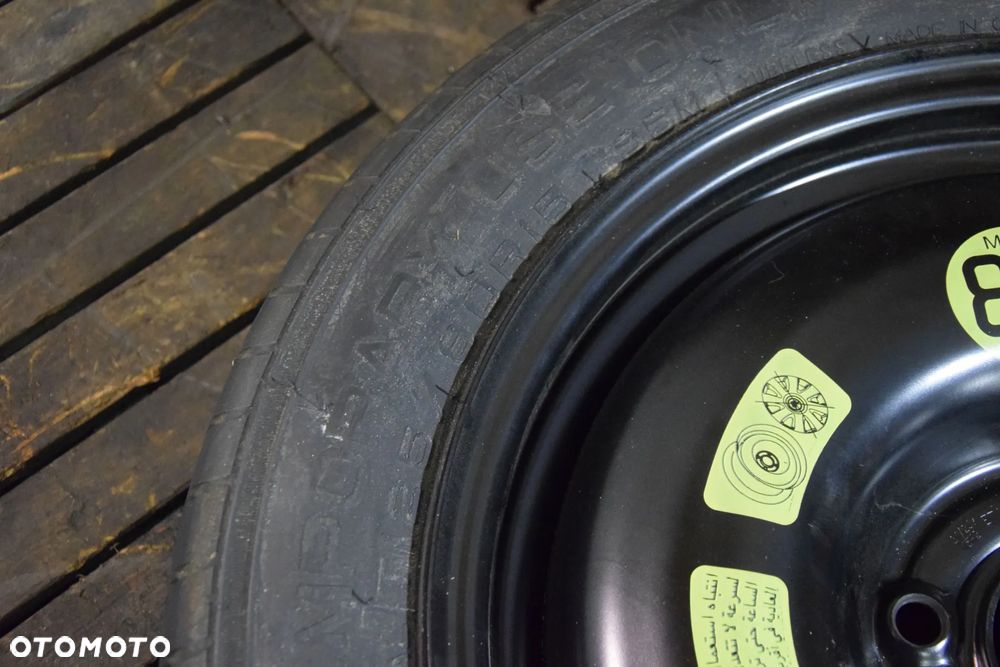 Peugeot 207 06- Koło dojazdowe zapasowe 4x108 125/80R15 Citroen C2 C3 Peugeot 207 207CC 207SW - 2