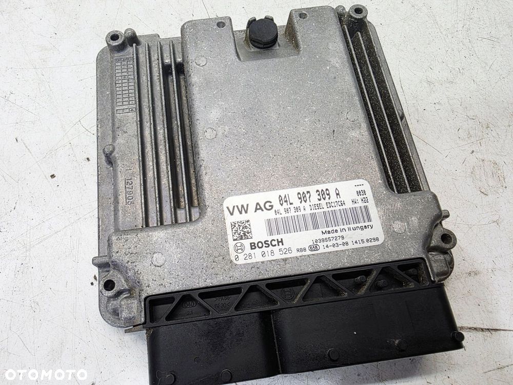 KOMPUTER STEROWNIK SILNIKA AUDI A3 8V VW SEAT SKODA 2.0 TDI 04L907309A - 4