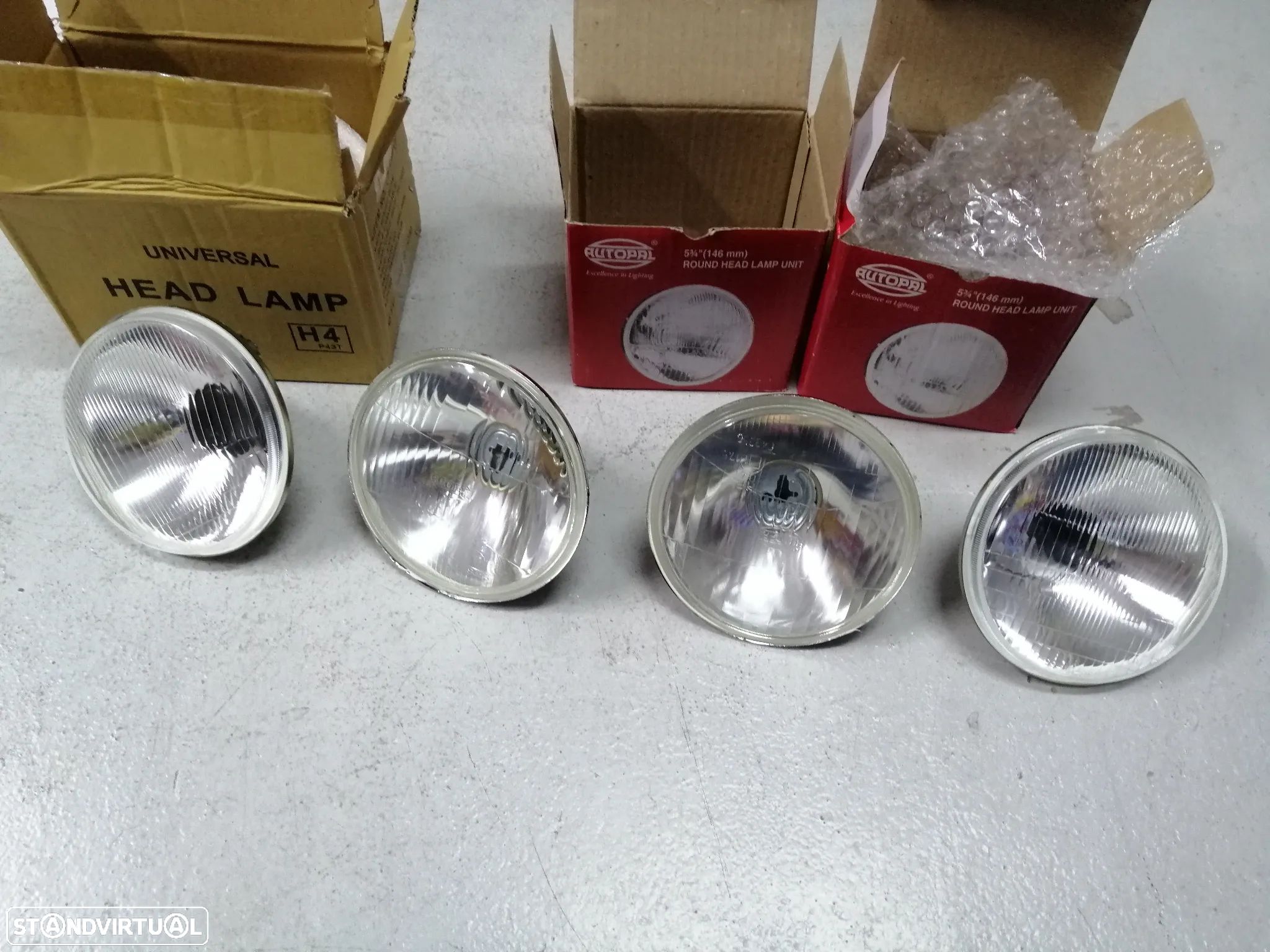 Conjunto de 4 faróis da frente Isuzu TLD Mitsubishi Canter FE110 FE331 Toyota Dyna 150 Bu30 250 - 1