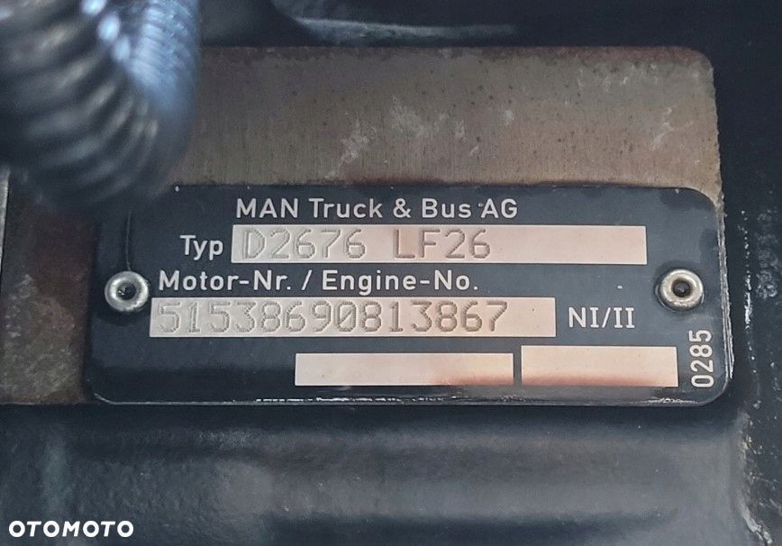 SILNIK MAN TGX TGS D2676 LF26 EURO 6 480 KM CENA BEZ ZWROTU STAREGO SILNIKA - 4