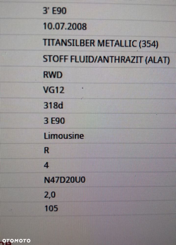 Silnik kompletny BMW n47 n47d20 n47d20a 2008  eu4 143 konie 2.0 e90 e91 - 15