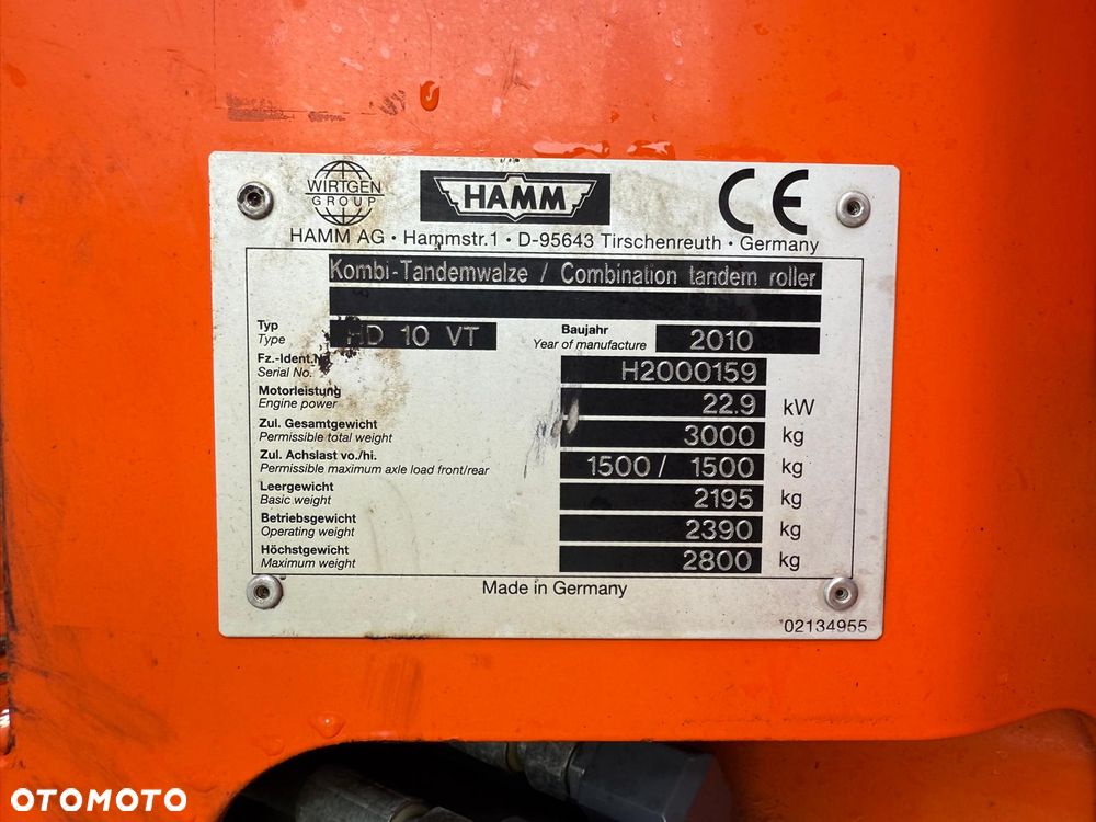 Hamm HD 10 VT - 13