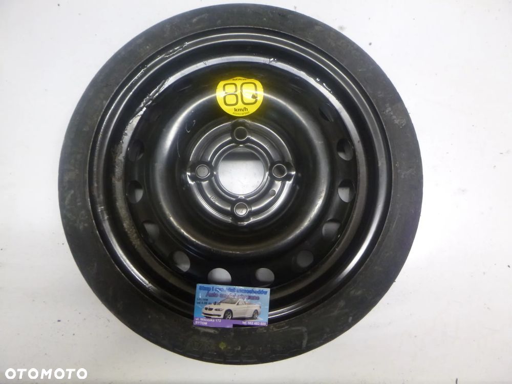 KOŁO DOJAZDOWE 105/70/14   NISSAN MICRA K12 2004r - 1