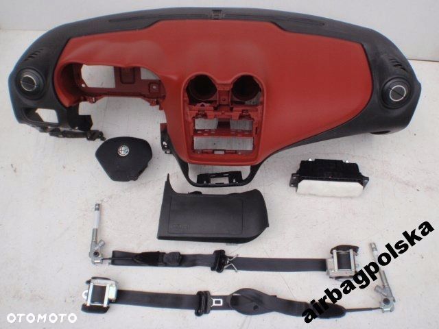 ALFA ROMEO MITO DESKA KONSOLA KOKPIT AIRBAG PASY - 2